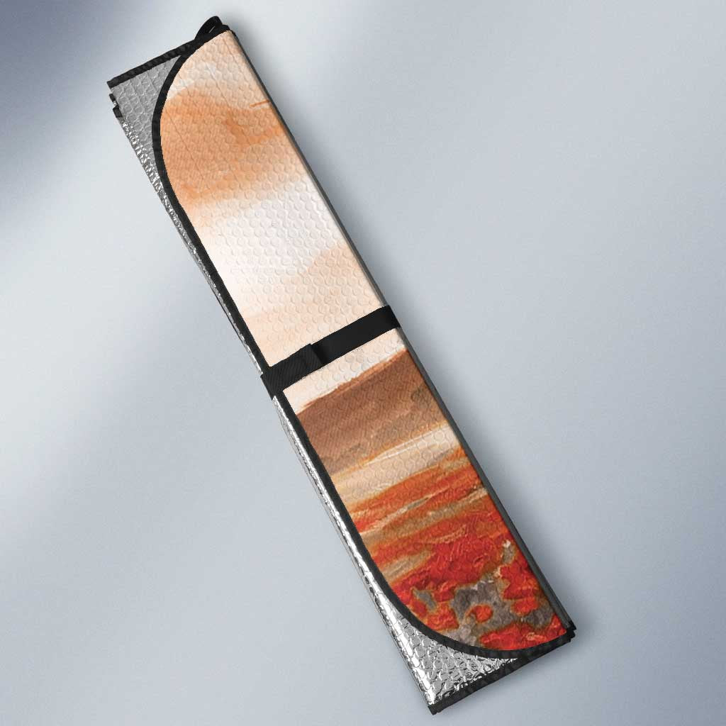 ANZAC Day Auto Sun Shade Commemorative Soldier Tribute