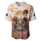 Personalised ANZAC Day Baseball Jersey Commemorative Soldier Tribute