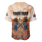Personalised ANZAC Day Baseball Jersey Commemorative Soldier Tribute