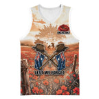 Personalised ANZAC Day Basketball Jersey Commemorative Soldier Tribute