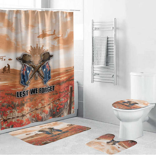 ANZAC Day Bathroom Set Commemorative Soldier Tribute