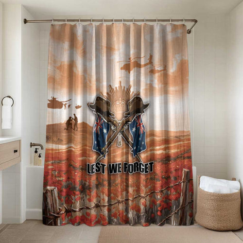 ANZAC Day Bathroom Set Commemorative Soldier Tribute