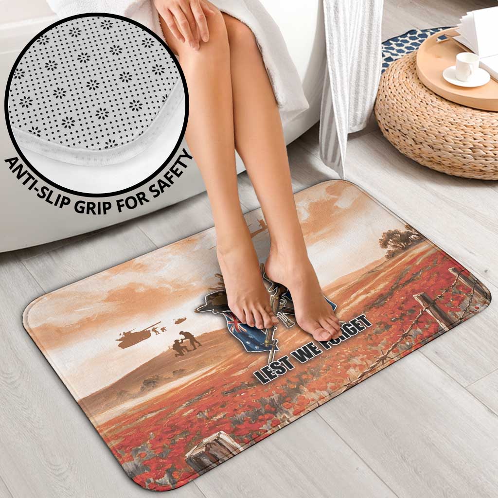 ANZAC Day Bathroom Set Commemorative Soldier Tribute