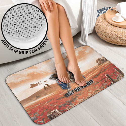 ANZAC Day Bathroom Set Commemorative Soldier Tribute