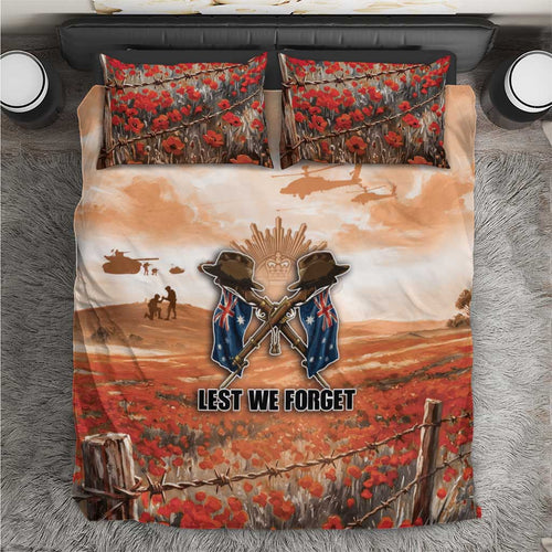 ANZAC Day Bedding Set Commemorative Soldier Tribute