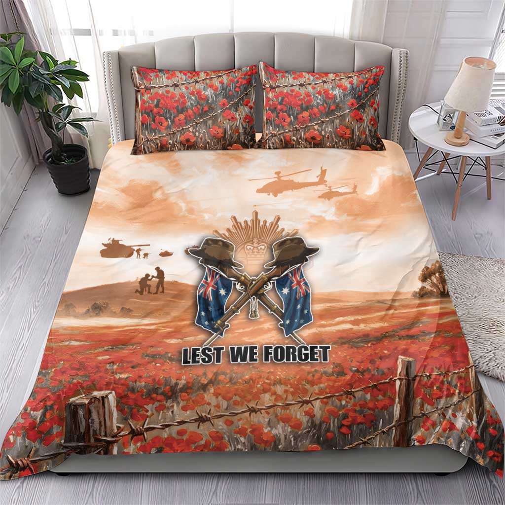 ANZAC Day Bedding Set Commemorative Soldier Tribute