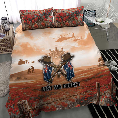 ANZAC Day Bedding Set Commemorative Soldier Tribute