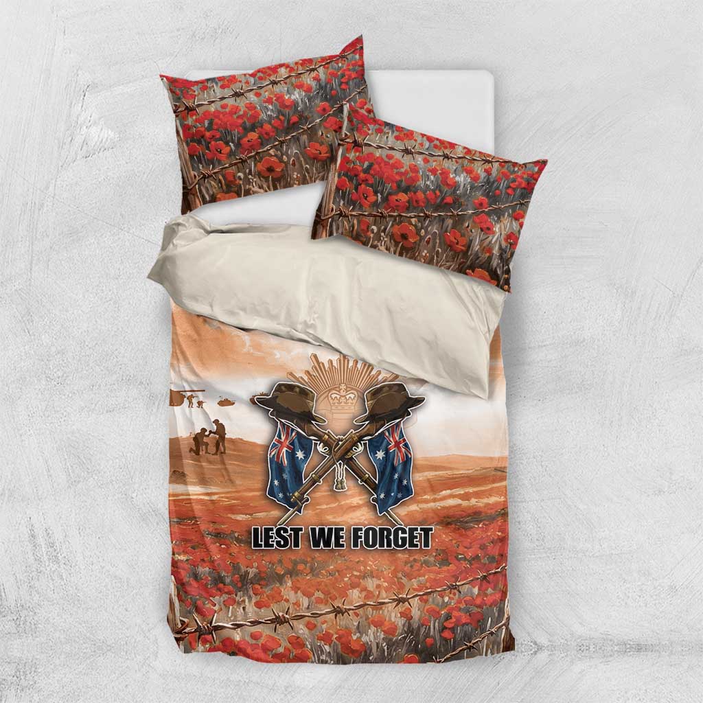 ANZAC Day Bedding Set Commemorative Soldier Tribute