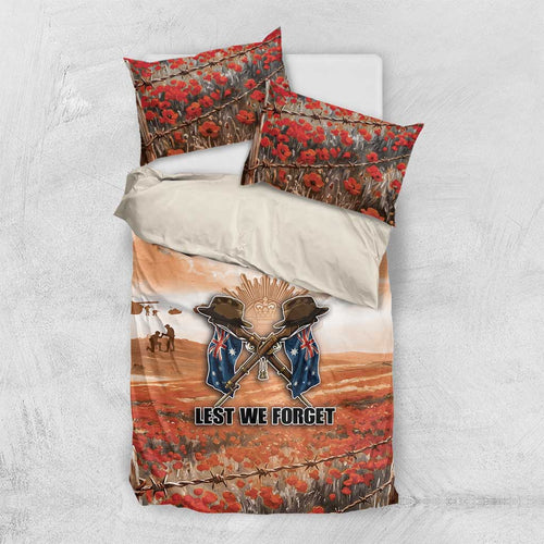 ANZAC Day Bedding Set Commemorative Soldier Tribute