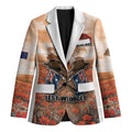 Personalised ANZAC Day Blazer Commemorative Soldier Tribute