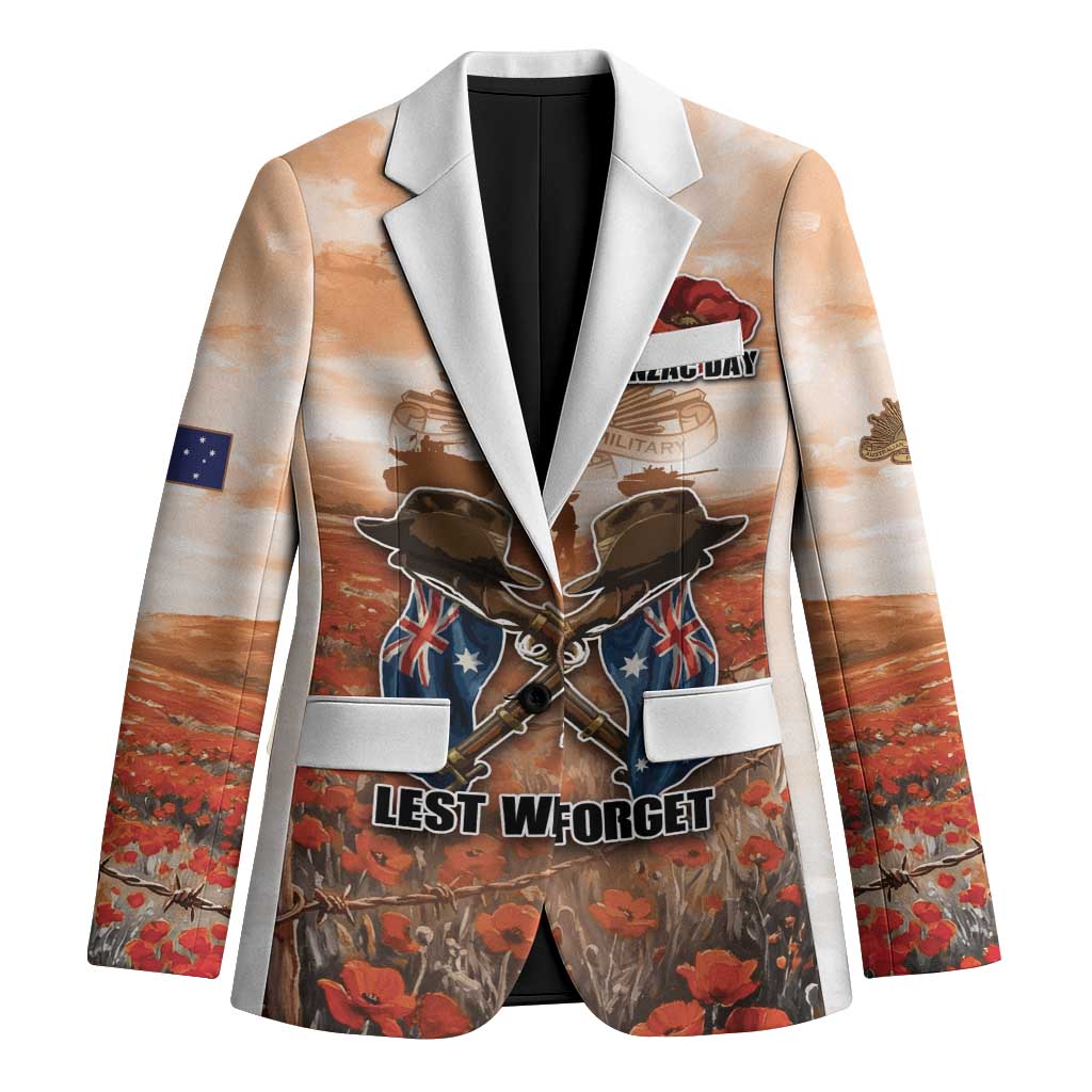 Personalised ANZAC Day Blazer Commemorative Soldier Tribute