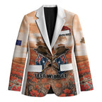 Personalised ANZAC Day Blazer Commemorative Soldier Tribute