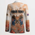 Personalised ANZAC Day Blazer Commemorative Soldier Tribute
