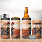 Personalised ANZAC Day 4 in 1 Can Cooler Tumbler Commemorative Soldier Tribute