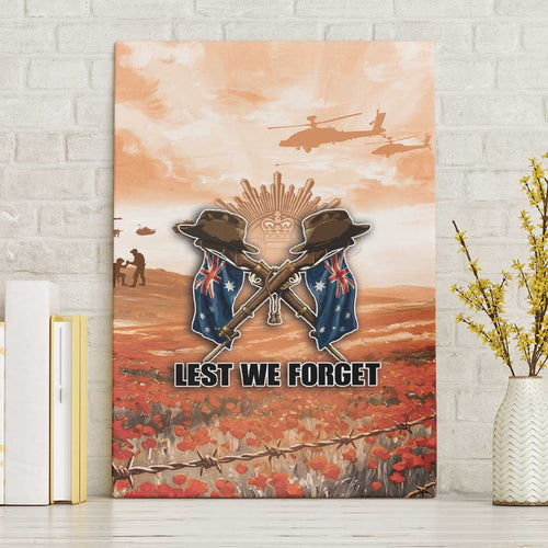 ANZAC Day Canvas Wall Art Commemorative Soldier Tribute