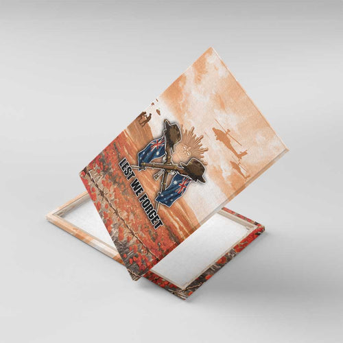 ANZAC Day Canvas Wall Art Commemorative Soldier Tribute