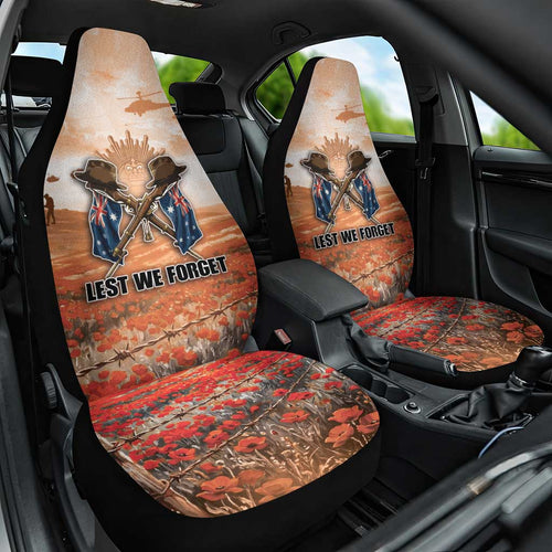 ANZAC Day Car Seat Cover Commemorative Soldier Tribute