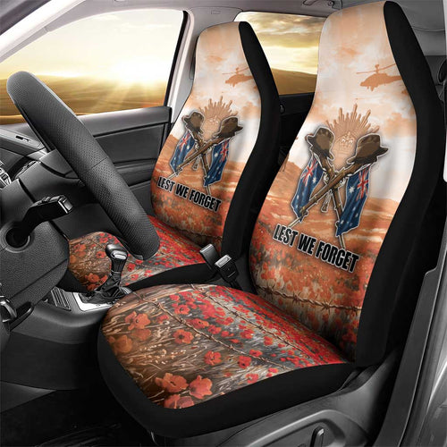 ANZAC Day Car Seat Cover Commemorative Soldier Tribute