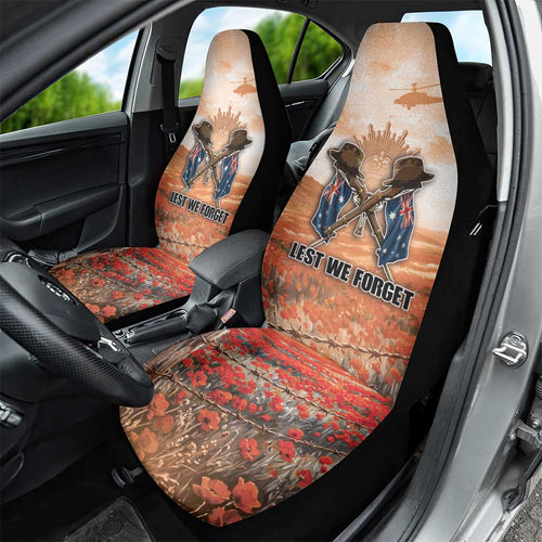 ANZAC Day Car Seat Cover Commemorative Soldier Tribute