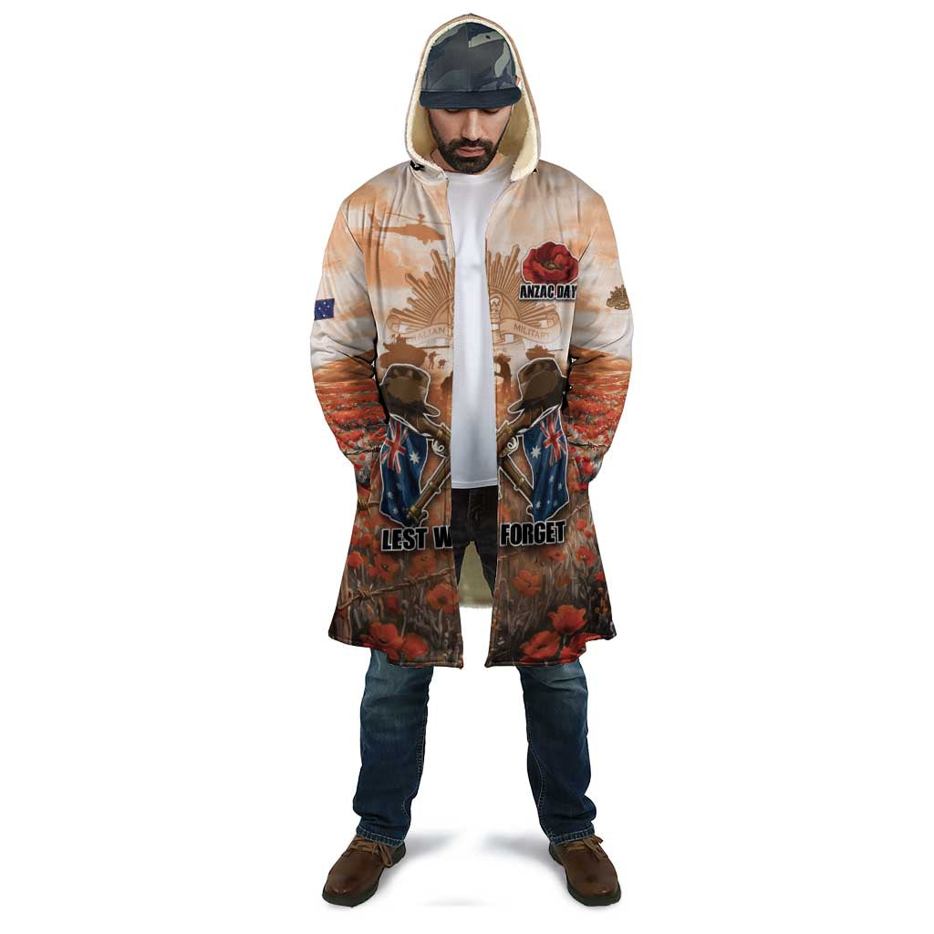 Personalised ANZAC Day Cloak Commemorative Soldier Tribute