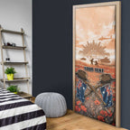 Personalised ANZAC Day Door Cover Commemorative Soldier Tribute