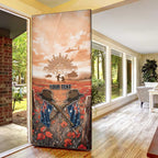 Personalised ANZAC Day Door Cover Commemorative Soldier Tribute