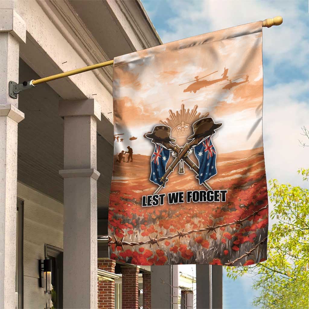 ANZAC Day Garden Flag Commemorative Soldier Tribute