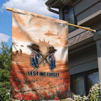 ANZAC Day Garden Flag Commemorative Soldier Tribute