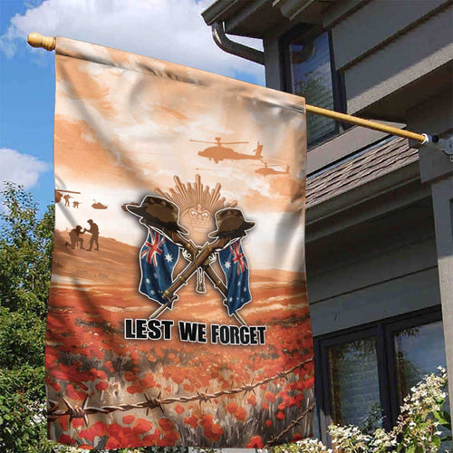 ANZAC Day Garden Flag Commemorative Soldier Tribute