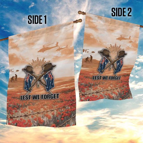 ANZAC Day Garden Flag Commemorative Soldier Tribute