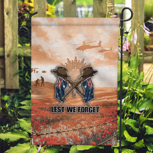ANZAC Day Garden Flag Commemorative Soldier Tribute