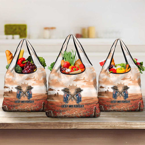 ANZAC Day Grocery Bag Commemorative Soldier Tribute