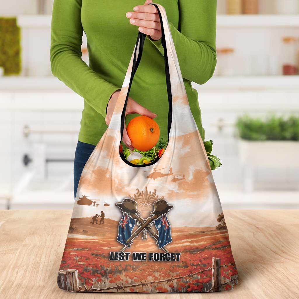 ANZAC Day Grocery Bag Commemorative Soldier Tribute