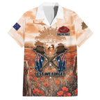 Personalised ANZAC Day Hawaiian Shirt Commemorative Soldier Tribute