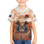 Personalised ANZAC Day Hawaiian Shirt Commemorative Soldier Tribute