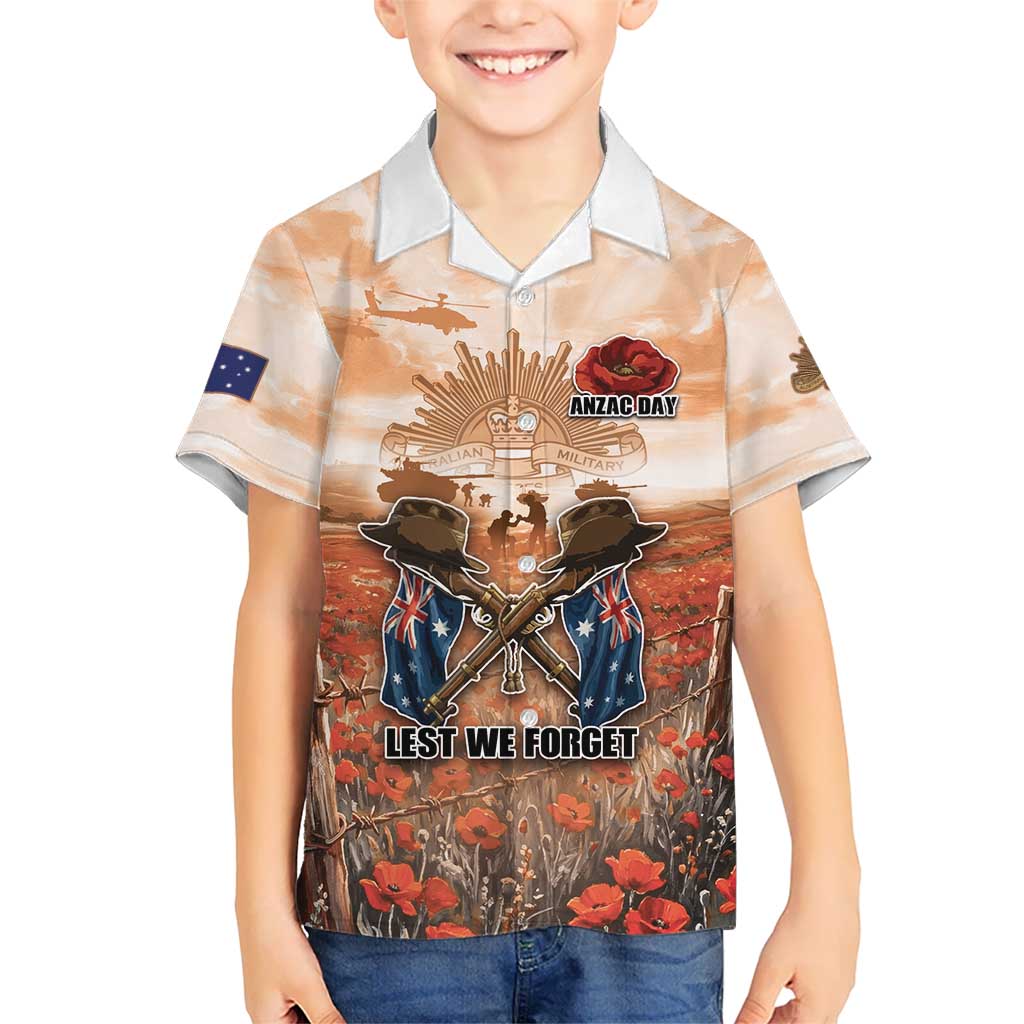 Personalised ANZAC Day Hawaiian Shirt Commemorative Soldier Tribute
