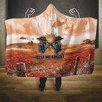 ANZAC Day Hooded Blanket Commemorative Soldier Tribute