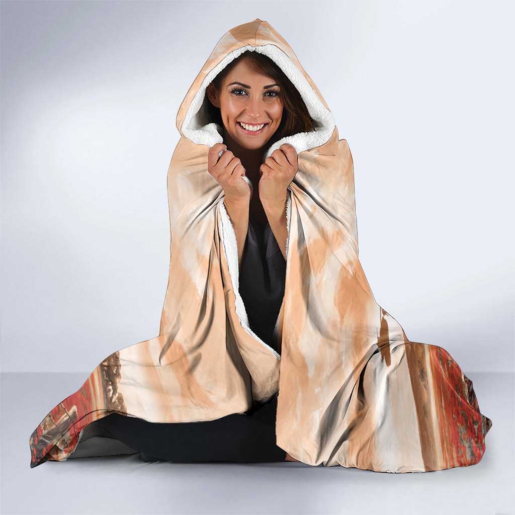 ANZAC Day Hooded Blanket Commemorative Soldier Tribute