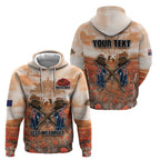 Personalised ANZAC Day Hoodie Commemorative Soldier Tribute