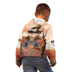 Personalised ANZAC Day Kid Hoodie Commemorative Soldier Tribute