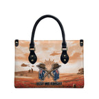 ANZAC Day Leather Bag Commemorative Soldier Tribute