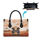 ANZAC Day Leather Bag Commemorative Soldier Tribute