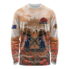 Personalised ANZAC Day Long Sleeve Shirt Commemorative Soldier Tribute