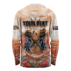 Personalised ANZAC Day Long Sleeve Shirt Commemorative Soldier Tribute