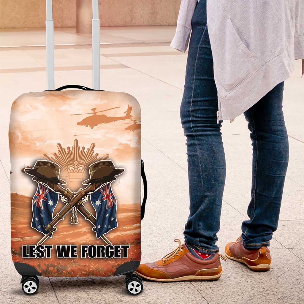 ANZAC Day Luggage Cover Commemorative Soldier Tribute