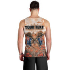 Personalised ANZAC Day Men Tank Top Commemorative Soldier Tribute