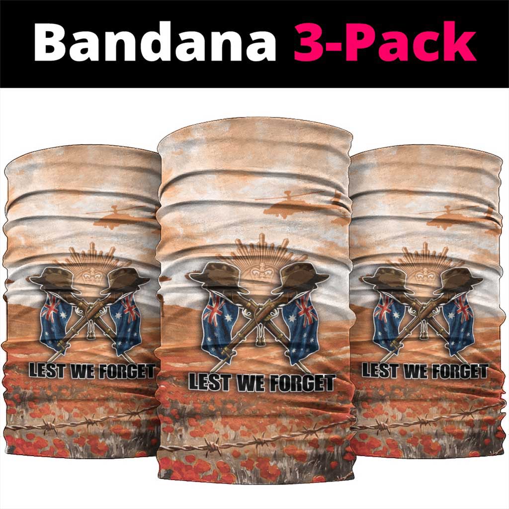 ANZAC Day Neck Gaiter Commemorative Soldier Tribute