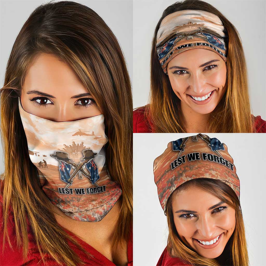 ANZAC Day Neck Gaiter Commemorative Soldier Tribute