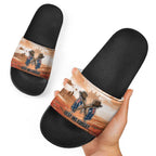 ANZAC Day Slide Sandals Commemorative Soldier Tribute