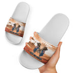 ANZAC Day Slide Sandals Commemorative Soldier Tribute
